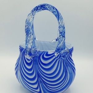 Glass Purse Vase